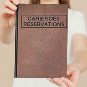 CACHIER POUR NOTER LES RESERVATIONS: Cahier pour noter les réservations de vos clients | Agenda des restaurants | Planificateur des réservations