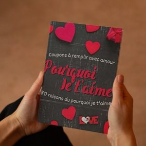 50 RAISON DU POURQUOI VOUS AIMEZ: Livre d’amour à compléter avec les 50 raisons du pourquoi vous aimez votre partenaire, votre maman, votre femme ou