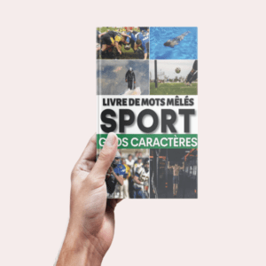 Carnet de mots mêlés sport