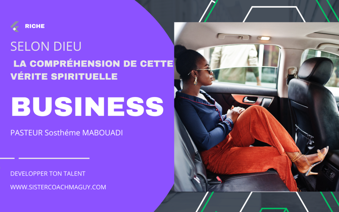 NOUS PARLONS D&rsquo;ÊTRE RICHE POUR DIEU ET LE SAINT -ESPRIT  EST EN TRAIN DE NOUS OUVRIR L&rsquo;ESPRIT A LA COMPREHENSION DE CETTE VERITE SPIRITUELLE